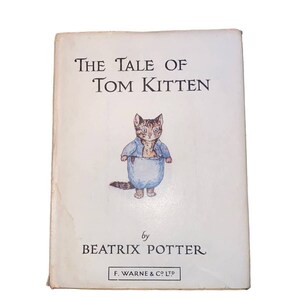 The Tale of Tom Kitten Beatrix Potter Early Ed Vintage 1930s - 60s DJ