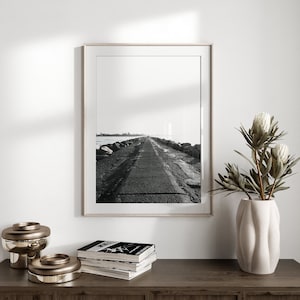 Digital Download | The Southport Seaway | Gold Coast | Australian Beach Photography | Black and White