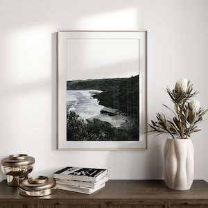 Digital Download | Broken Head Nature Reserve | Byron Bay | Australian Beach Photography | Black and White