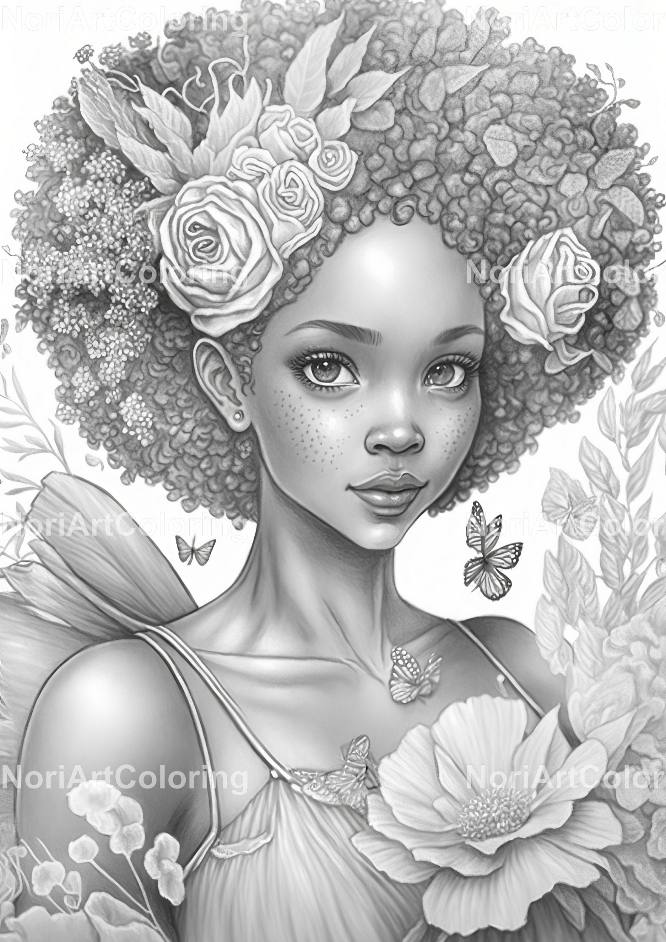 Black Women Hairstyles Coloring Book: Attractive African American Women  Portraits Coloring Book For adults ,Beautiful Hairstyles And Jewelry  Coloring Pages for Adults Relaxation . - Aourir, Jassmine: 9798742736066 -  AbeBooks