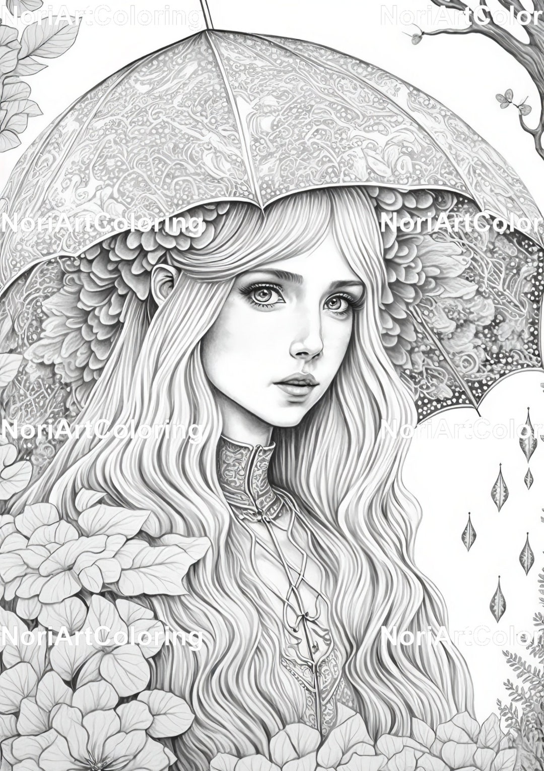 dibujo-de-mujer-hermosa-con-paraguas-para-colorear-dibujos-para