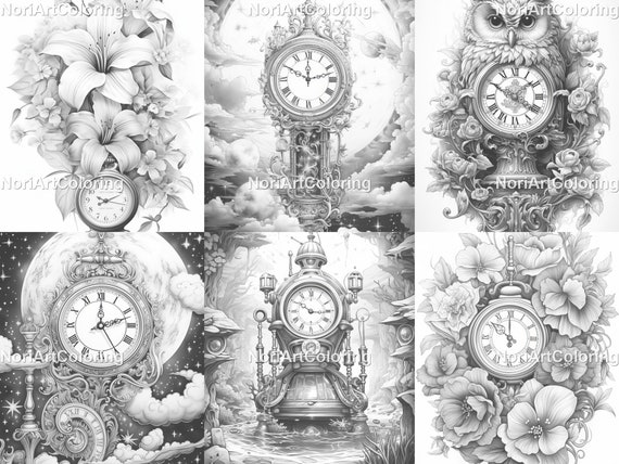 Reloj para colorear hotsell