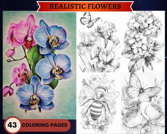 Premium AI Image  Adult Coloring Book Animals Flowers Patterns