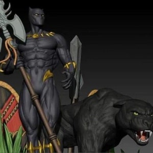 Black Panther - STL Digital File