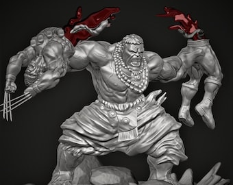 Hulk Vs Wolverine - STL Digital File