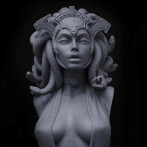 Medusa Bust - STL Digital File