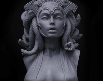 Medusa Bust - STL Digital File