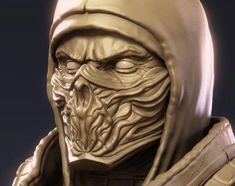 Bust Scorpion - STL Digital File