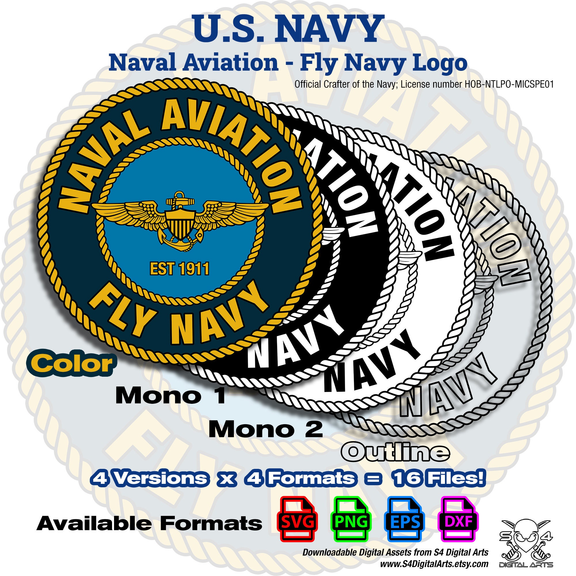 専用）splurging様）洋書U.S. Naval Aviation US Naval Aviation Fly Navy Logo | 16 Files | Navy Dxf, Png