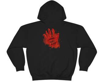 Leave me alone hoodie (design on back)