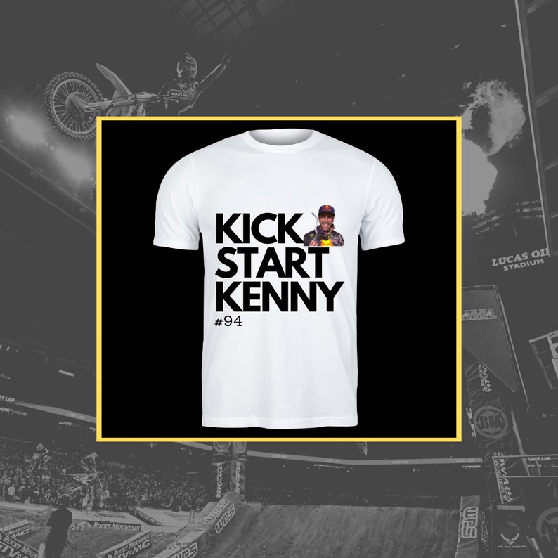 Ken Roczen kickstart Kenny Tshirt Supercross and Motocross Etsy