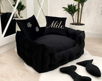 Dog bed, Large dog bed, Extra large dog bed, Velvet dog bed, Custom dog bed, Dog sofa, Pet bed, Luxury dog bed,