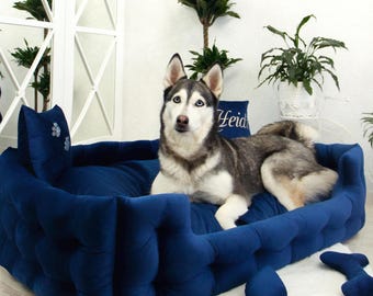 Lit pour chien haut de gamme, Grand et petit lit pour chien, Très grand lit pour chien, Lit pour chien en velours, Lit pour chien sur mesure, Canapé pour chien, Lit pour animal de compagnie, Lit pour chien de luxe, Lit pour chat,