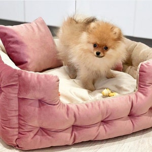 Dog Bed, Large Dog Bed, Extra Large Dog Bed, Velvet Dog Bed, Custom Dog