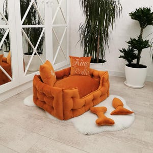 Indestructible sofa for large dogs with personalization,Premium Cat and Dog Bed|Large dog bed, Extra large dog bed,Custom dog bed