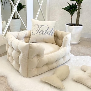 Dog bed, Large dog bed, Extra large dog bed, Velvet dog bed, Custom dog bed, Dog sofa, Pet bed, Luxury dog bed,