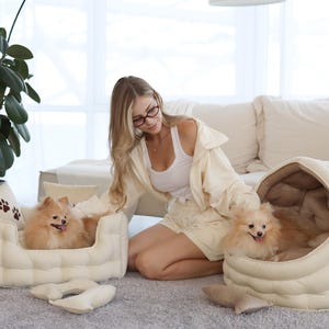Dog bed, Large dog bed, Extra large dog bed, Velvet dog bed, Custom dog bed, Dog sofa, Pet bed, Luxury dog bed, image 18