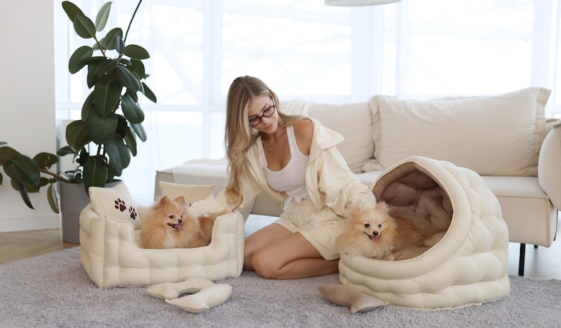 Dog bed, Large dog bed, Extra large dog bed, Velvet dog bed, Custom dog bed, Dog sofa, Pet bed, Luxury dog bed, image 18