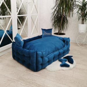 Indestructible sofa for large dogs with personalization,Premium Cat and Dog Bed|Large dog bed, Extra large dog bed,Custom dog bed