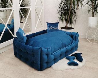 Indestructible sofa for large dogs with personalization,Premium Cat and Dog Bed|Large dog bed, Extra large dog bed,Custom dog bed