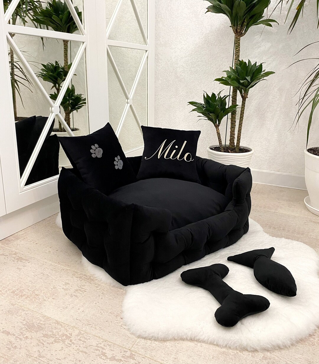 Letto Per Cani PawHut - Divano Con Cuscino, Schiuma Di Pino, 70x47x30 Cm, Rosa - Foto 12