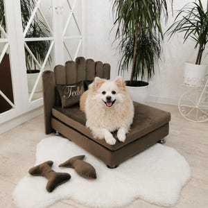 Personalized Dog bed, Custom dog bed, Dog sofa, Pet bed, Luxury dog bed, dog bed small and large dog, premium pet bed, cat bed