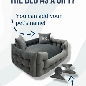 Dog Bed, Large Dog Bed, Extra Large Dog Bed, Velvet Dog Bed, Custom Dog