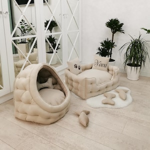 Premium Dog bed for large and small dogs and cats, Cat house, Custom dog bed, Dog sofa, Pet bed, Luxury pet bed, Dog mom gift, Gift foe cat
