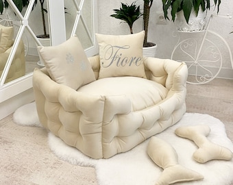 Dog bed, Large dog bed, Extra large dog bed, Velvet dog bed, Custom dog bed, Dog sofa, Pet bed, Luxury dog bed,