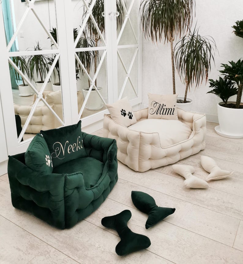Dog bed, Large dog bed, Extra large dog bed, Velvet dog bed, Custom dog bed, Dog sofa, Pet bed, Luxury dog bed, image 7