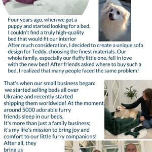 Dog Bed, Large Dog Bed, Extra Large Dog Bed, Velvet Dog Bed, Custom Dog