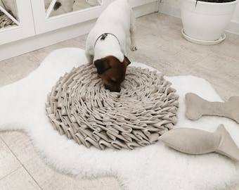 Esthetische snuffelmat voor honden, hondencadeau, slowfeeder voor honden, hondenspeelgoed