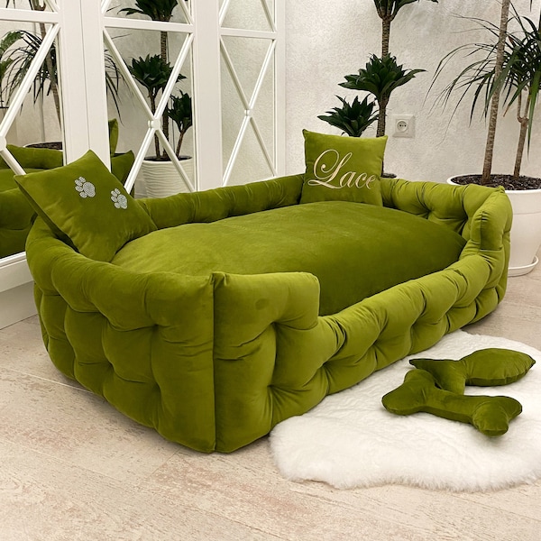 Luxury Dog Bed Etsy