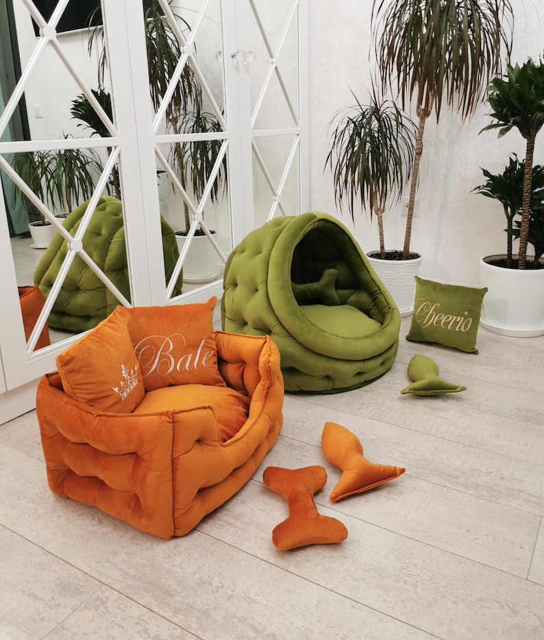 Dog bed, Large dog bed, Extra large dog bed, Velvet dog bed, Custom dog bed, Dog sofa, Pet bed, Luxury dog bed, image 16