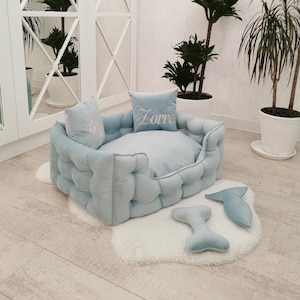 Beautiful Dog bed, Custom dog bed, Dog sofa, Pet bed, Luxury dog bed, dog bed small and large dog, pet beds elevated dog bed, cat bed