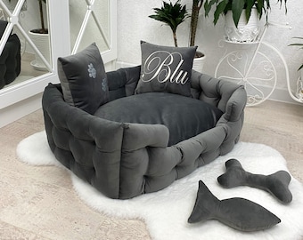 Dog bed, Large dog bed, Extra large dog bed, Velvet dog bed, Custom dog bed, Dog sofa, Pet bed, Luxury dog bed,