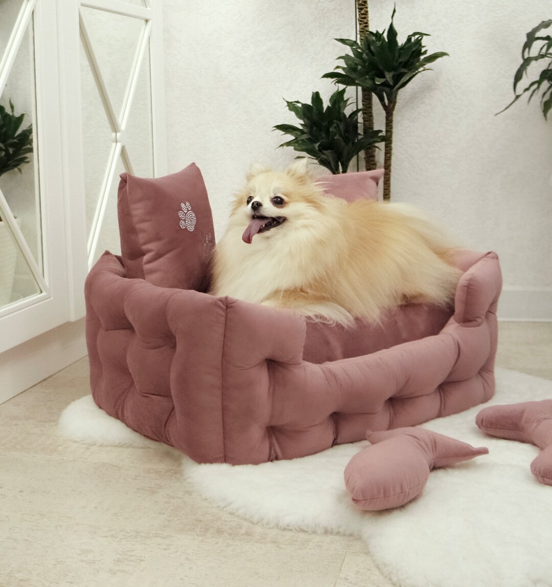 Dog Bed, Large Dog Bed, Extra Large Dog Bed, Velvet Dog Bed, Custom Dog