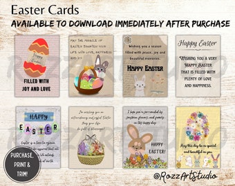 Easter Greetings: Set of Vintage Easter Cards