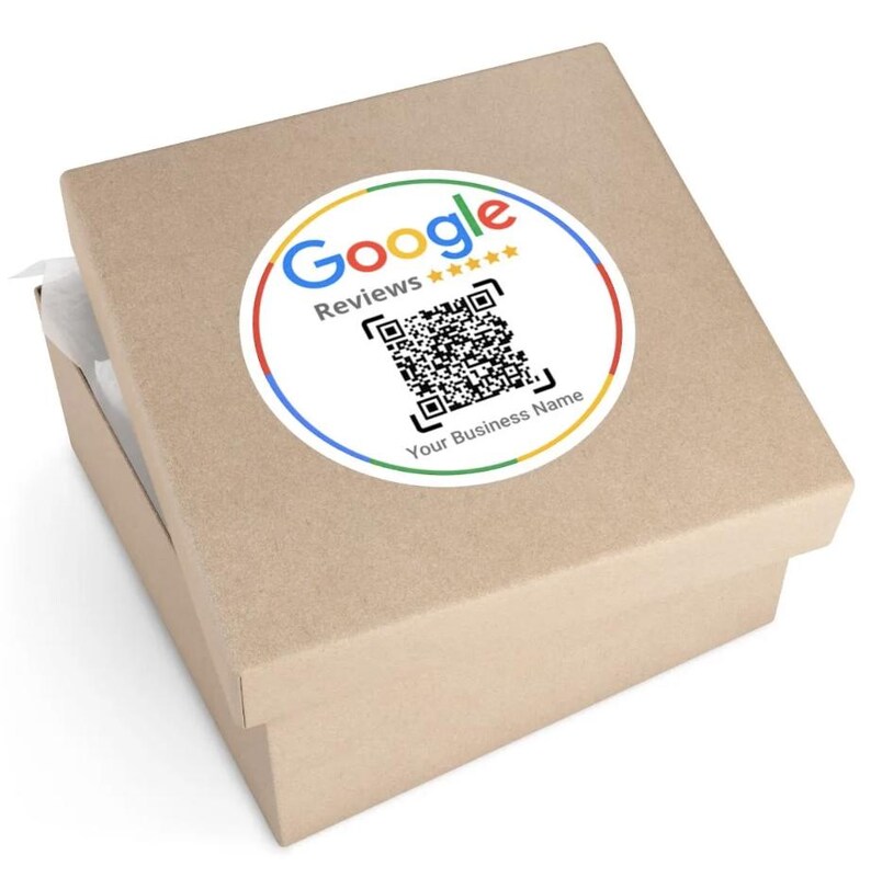 Custom QR Code Review Sticker: Google, Trustpilot, Business Sign - Etsy