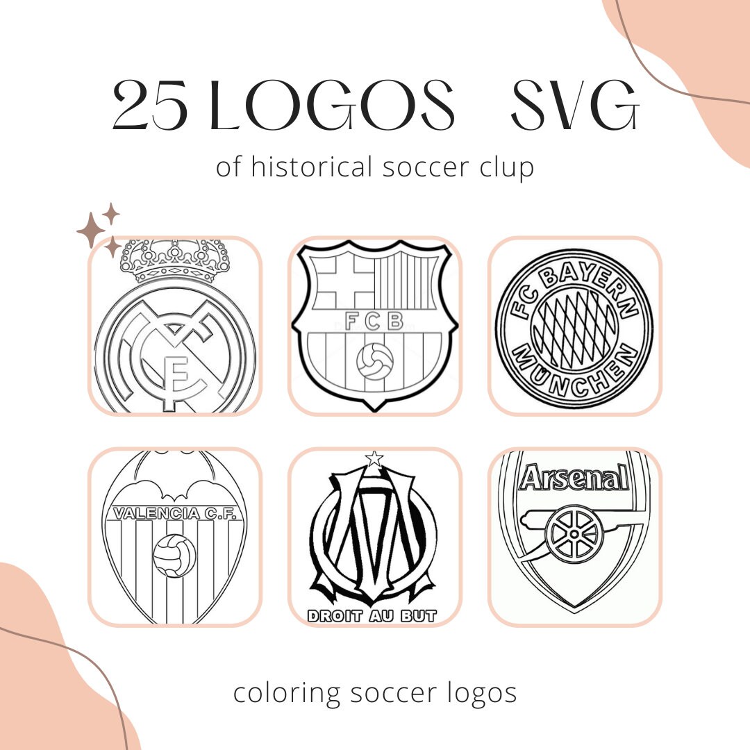Coloriage Logo Foot France 2 Etoiles Pages de coloriage de football pour les enfants 25 pages - Etsy Canada