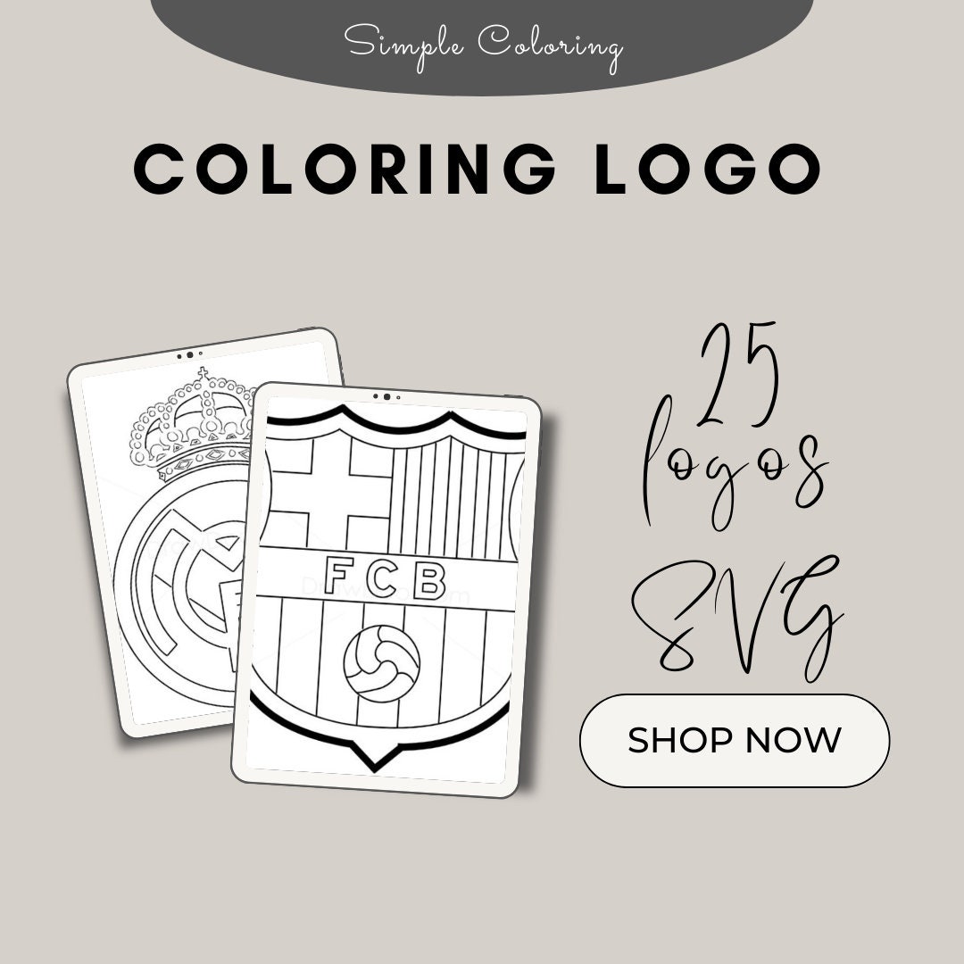 Barcelona Logo Coloring Pages - Il Fullxfull.4828216033 M1qj 