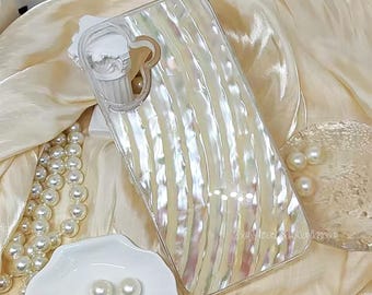 Naturligt abalone-skal för iPhone: Skimrande nyanser, trendigt accessoar