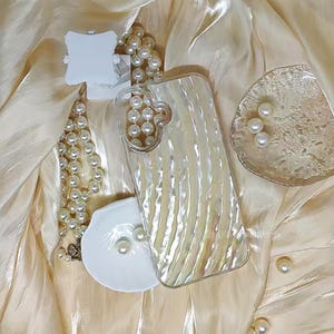 Natural Abalone Shell iPhone Case: Shimmering Protective Cover