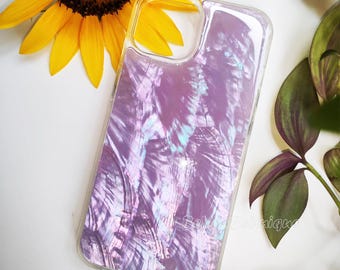 Real Abalone Seashell iPhone Case: Iridescent Mother of Pearl