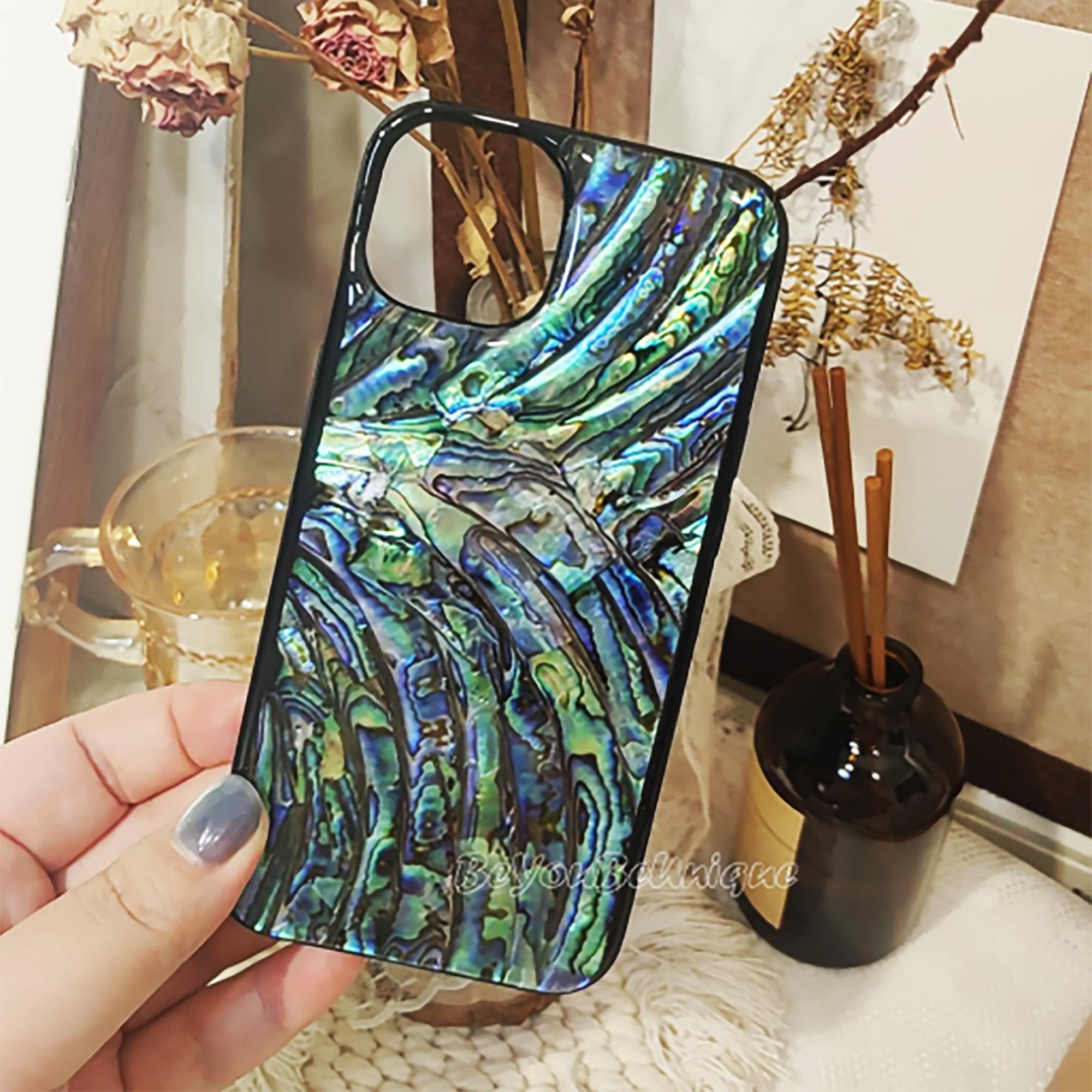Natural Abalone Shell iPhone Case: Shimmering Protective Cover - Etsy