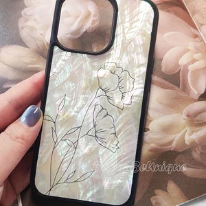Real Abalone Shell iPhone Case: Iridescent Mother of Pearl Cover