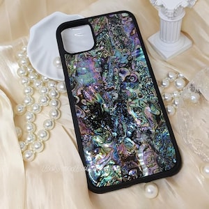 Real Abalone Shell iPhone Case: Mother of Pearl Design