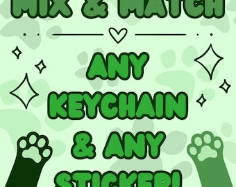 Jede Schlüsselanhänger & Sticker Combo Angebot!