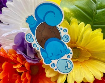 Squirtle Bläschen Sticker