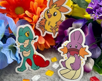 Hoenn Starter Stickers